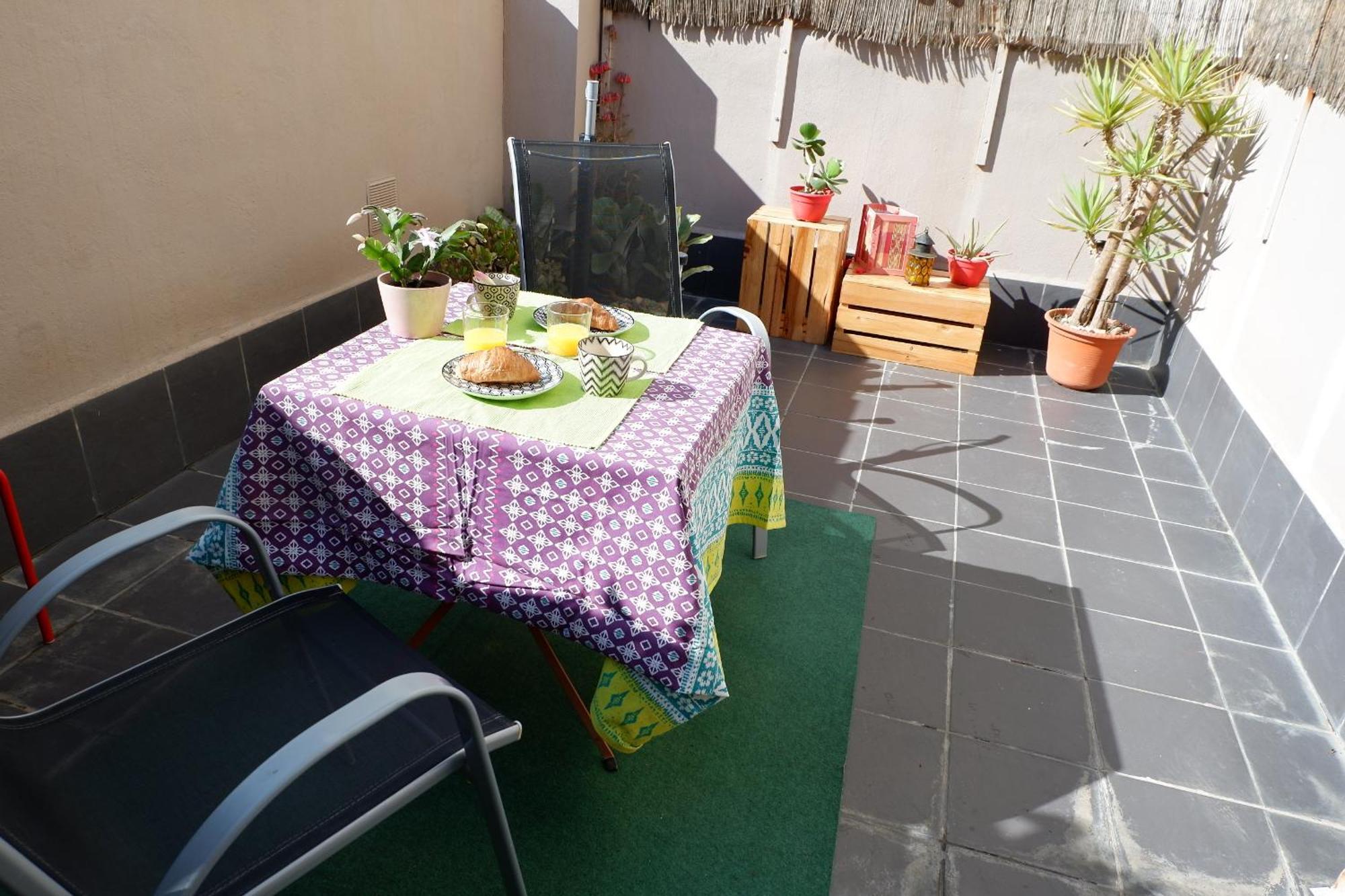 马拉加Atico En El Centro Historico Con Terraza公寓 外观 照片